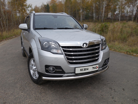 Защита передняя нижняя 60,3 мм Great Wall Hover H3 (2014-2019) GRWALH314-01