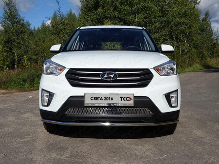 Защита передняя нижняя 42,4 мм Hyundai Creta (2016-2021) HYUNCRE16-29