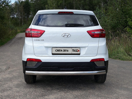 Защита задняя овальная 75х42 Hyundai Creta (2016-2021) HYUNCRE16-31