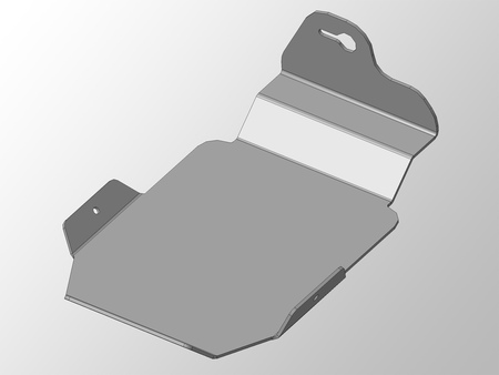 Защита дифференциала (алюминий) ТСС Hyundai Creta (2016-2021) ZKTCC00315