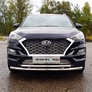 Защита передняя нижняя двойная 60,3/42,4 мм Hyundai Tucson (2018-2021)