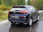 Защита уголки 42,4 мм Hyundai Tucson (2018-2021)