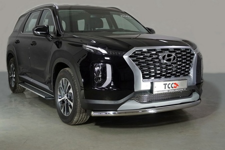 Защита переднего бампера 60,3 мм для Hyundai Palisade (2021-2024) HYUNPAL21-05