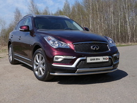 Защита передняя нижняя 42,4 мм Infiniti QX50 (2016-2018) INFQX5016-06