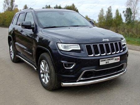 Защита передняя нижняя 76,1 мм Jeep Grand Cherokee (2013-2017) GRCHER13-02