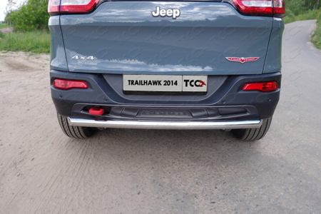 Защита заднего бампера 60,3 мм Jeep Cherokee (Traihawk) (2014-2018) JEEPCHERTRAIL14-11