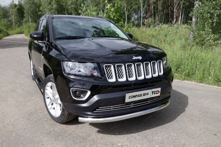 Защита передняя нижняя 60,3 мм Jeep Compass (2014-2019)	 JEEPCOM14-01