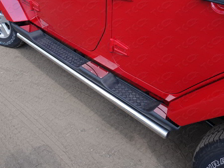 Защита порогов 60,3 мм  Jeep Wrangler 5D (3,6) (2014-2018)  JEEPWRAN5D(3.6)14-11