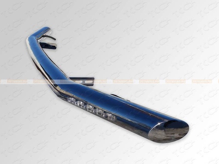 Защита передняя нижняя (с ходовыми огнями) 60,3 Jeep Cherokee (Sport, Longitude, Limited) (2014-2018)	 JEEPCHER14-19