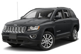 Пороги с площадкой 75х42 мм Jeep Compass (2014-2019)