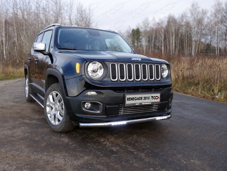 Решетка радиатора нижняя (12 мм) Jeep Renegade 4WD (2015-2020) JEEPREN4WD15-05