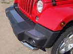 Накладки на передний бампер (декоративные) Jeep Wrangler 3D (3,6) (2006-2018)