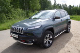 Защита передняя нижняя 60,3 Jeep Cherokee (Traihawk) (2014-2018)	