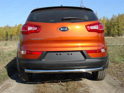 Защита заднего бампера (центральная) 60,3 мм Kia Sportage (2010-2014) KIASPORT10-05