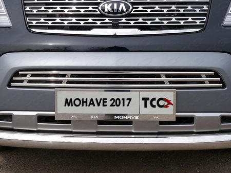 Решетка радиатора 16 мм Kia Mohave (2017-2019) KIAMOH17-02