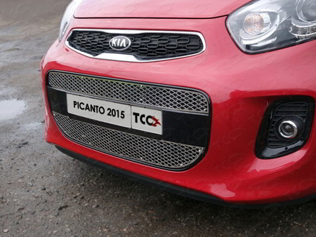 Решетка радиатора нижняя (лист) Kia Picanto (2015-2023) KIAPIC15-02
