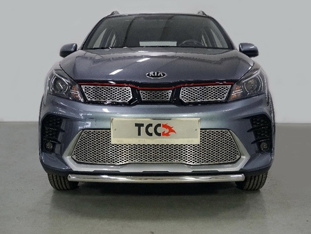 Решетка радиатора верхняя лист для Kia Rio X (2020-2024) KIARIOX20-13