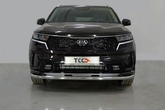 Защита переднего бампера 60,3 мм Kia Sorento (2020-2024) 