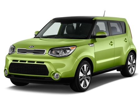 Пороги c площадкой 75х42 мм Kia Soul (2014-2017) KIASOUL14-18