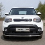 Защита передняя нижняя 42,4 мм Kia Soul (2017-2019)	 