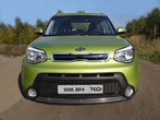 Решетка радиатора нижняя (12 мм) Kia Soul (2014-2016)