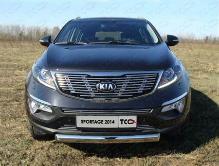 Решётка радиатора верхняя (2012 мм) Kia Sportage (2014-2016) KIASPORT14-11