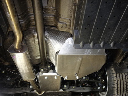 Защита заднего дифференциала (алюминий) ТСС Kia Sportage (2016-2021) ZKTCC00173