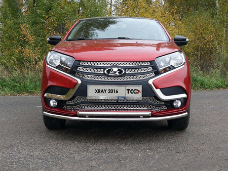 Решетка радиатора верхняя (лист) Lada X-Ray (2016-2025) LADXRAY16-10