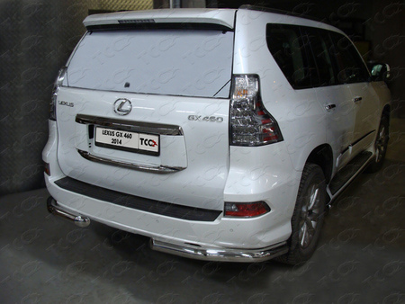 Защита заднего бампера (уголки) 76,1 мм Lexus GX 460 (2014-2019) LEXGX46014-08