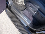 Накладки на пороги (лист шлифованный) Lexus LX 570 Sport (2014-2022)