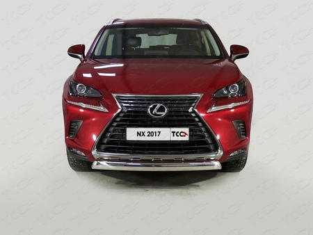Защита передняя нижняя (овальная) 75х42 мм Lexus NX (2017-2021)	  LEXNX17-19