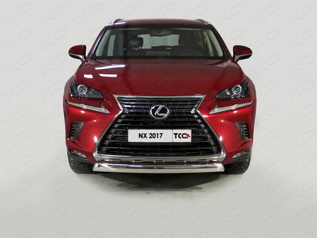 Защита передняя нижняя (овальная) 75х42 мм Lexus NX (2017-2021)	  LEXNX17-19