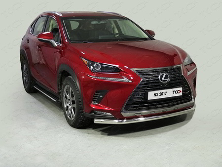 Защита передняя нижняя 60,3 мм Lexus NX (2017-2021) LEXNX17-20