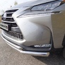 Защита передняя нижняя (двойная) 60,3/42,4 мм Lexus NX 200 (2014-2017)	 