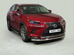 Защита передняя нижняя 60,3 мм Lexus NX (2017-2021)