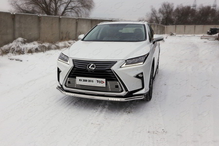 Защита передняя нижняя (с ДХО) 60,3 мм Lexus RX 200t (2015-2021)	  LEXRX200t15-21