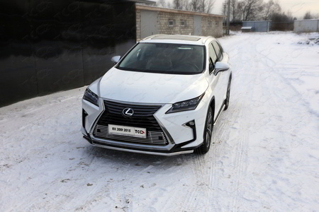 Защита передняя нижняя 42,4 мм Lexus RX 200t (2015-2021) LEXRX200t15-22