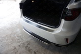 Накладка на задний бампер (лист шлифованный) Lexus  RX 200t (2015-2021)