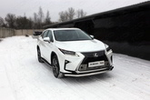 Защита передняя нижняя 60,3 мм Lexus RX 200t (2015-2021)	 