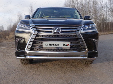 Защита передняя нижняя 60,3 мм Lexus LX 450d,570 (2015-2022) LEXLX450d15-01