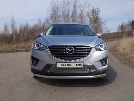 Защита передняя нижняя 60,3 мм Mazda CX-5 (2015-2017)	  MAZCX515-02