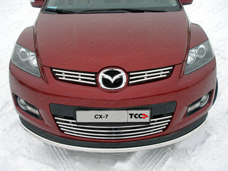 Решетка радиатора верхняя (2016 мм) Mazda CX-7 (2006-2009) MAZCX710-07