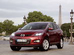 Пороги c площадкой 75х42 мм Mazda CX-7