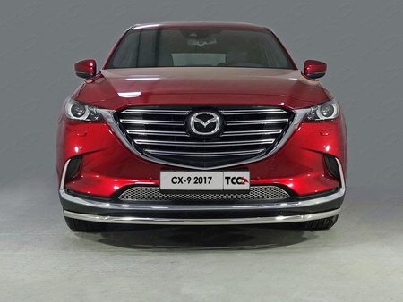 Защита передняя нижняя 42,4 мм Mazda CX-9 (2017-2025)	  MAZCX917-13