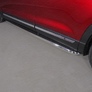 Пороги c площадкой 75х42 мм Mazda CX-9 (2017-2026)