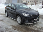 Защита передняя нижняя 42,4 мм Mazda CX-5 (2011-2017)	 