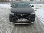 Защита передняя нижняя 60,3 мм Mazda CX-5 (2011-2017)	 