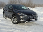 Защита передняя нижняя (с вставкой) 42,4 мм Mazda CX-9 (2012-2019)	 