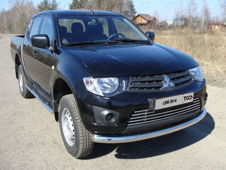 Защита передняя нижняя 76,1 мм Mitsubishi L200 (2014-2015) MITL20014-03