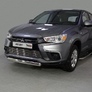 Защита передняя нижняя (овальная) 75х42 мм Mitsubishi ASX (2017-2019)	 